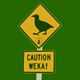 Caution Weka